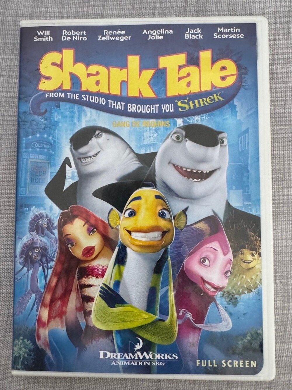 Shark Tale DVD version Dreamworks Full Screen version française Gang De Requins